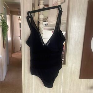 Black One-Piece Swimsuit